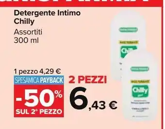 Carrefour Market Detergente intimo chilly offerta