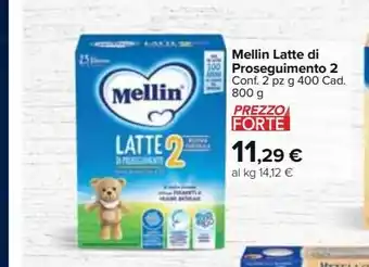 Carrefour Market Mellin latte di proseguimento 2 offerta