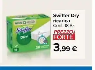 Carrefour Market Swiffer dry ricarica offerta