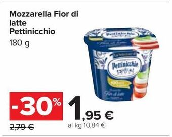 Carrefour Iper Mozzarella fior di latte pettinicchio offerta