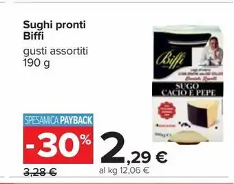 Carrefour Iper Sughi pronti biffi offerta