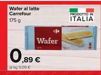 Carrefour Iper Wafer al latte carrefour offerta