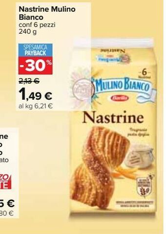 Carrefour Iper Nastrine mulino bianco offerta