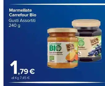 Carrefour Market Marmellate carrefour bio offerta