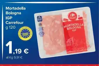 Mortadella bologna igp carrefour