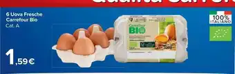 Carrefour Market 6 uova fresche carrefour bio offerta
