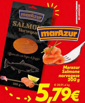 Iper Super Conveniente Marazur Salmone norvegese 200 g offerta