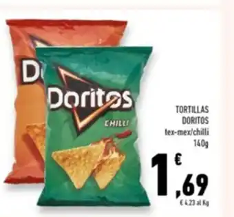 Doritos Tortillas tex-mex/chilli 140g