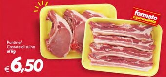 Iper Super Conveniente Puntine/Costate di suino al kg offerta