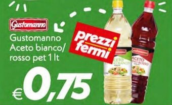 Iper Super Conveniente Gustomanno Aceto bianco/rosso pet 1 lt offerta
