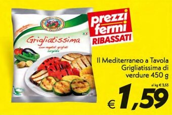 Iper Super Conveniente Il Mediterraneo A Tavola Grigliatissima di verdure 450 g offerta