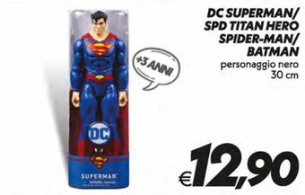 DC Superman/SPD Titan Hero Spider-Man/Batman 30 cm