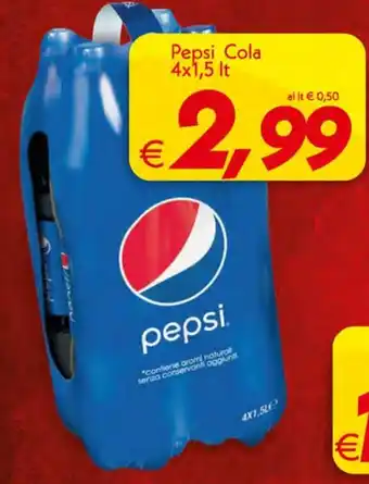 Iper Super Conveniente Pepsi Cola 4x1,5 lt offerta