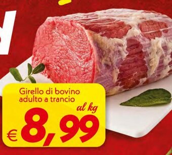 Girello di bovino adulto a trancio