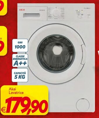 Iper Super Conveniente Akai Lavatrice offerta