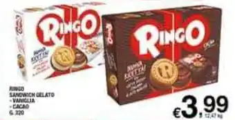 Ringo Sandwich Gelato vaniglia/cacao 320 g