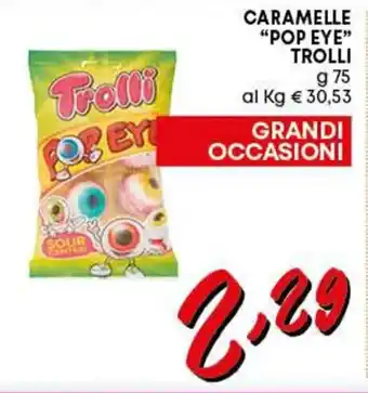 Pam Trolli Caramelle "Pop Eye" 75 g offerta