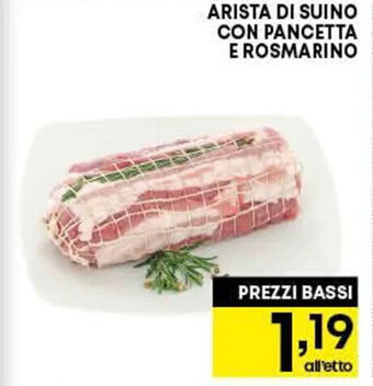 Pam Arista di Suino con pancetta e rosmarino offerta