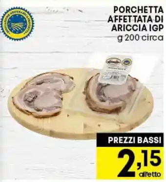 Pam Porchetta Affettata di Ariccia IGP 200 g offerta