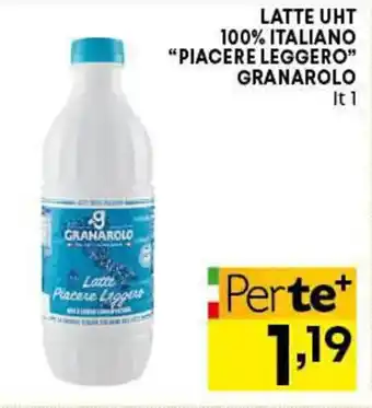 Pam Granarolo "Piacere Leggero" Latte UHT 100% Italiano 1 lt offerta