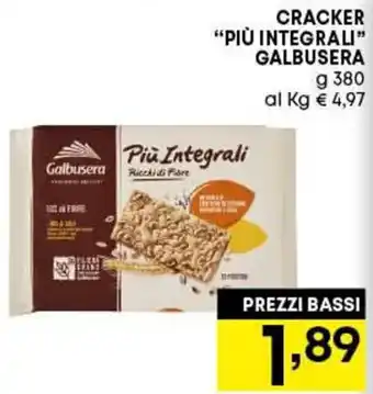 Galbusera "Più Integrali" Cracker 380 g