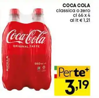 Pam Coca-Cola 66 cl x 4 offerta