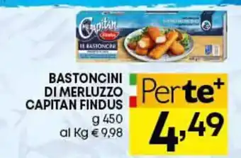 Pam Capitan Findus Bastoncini di Merluzzo 450 g offerta