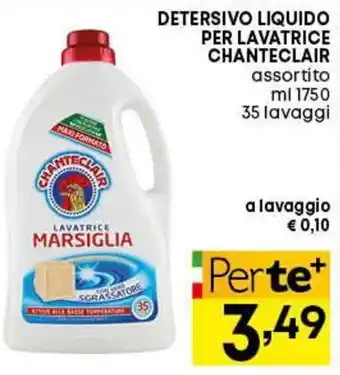 Pam Chanteclair Detersivo Liquido per Lavatrice 1750 ml offerta