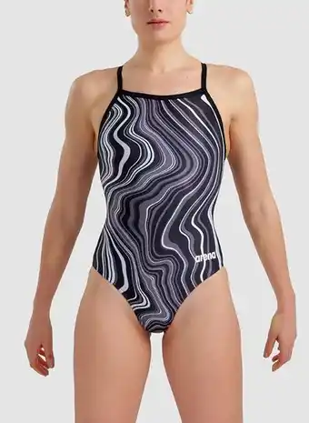 Sport 85 Arena costume intero stampa marmorizzata vestibilità lightdrop offerta