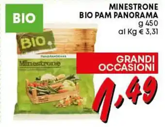 Pam Bio Pam Panorama Minestrone 450 g offerta