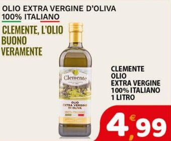 Clemente Olio Extra Vergine 100% Italiano 1 litro
