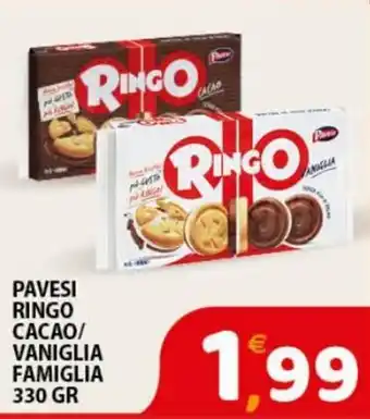 Mio Market Pavesi Ringo Cacao/vaniglia famiglia 330 gr offerta