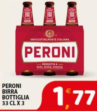 Mio Market Peroni Birra Bottiglia 33 cl x 3 offerta