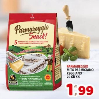 Mio Market Parmareggio Mito Parmigiano Reggiano 20 gr x 5 offerta