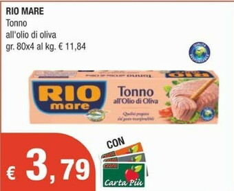 Crai Rio Mare Tonno Rio mare offerta