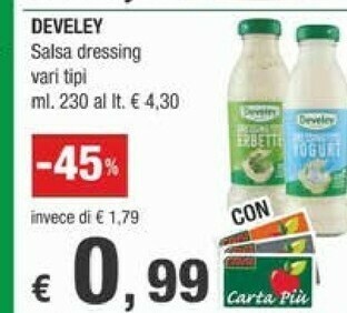 Crai Develey Salsa offerta