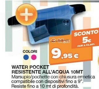 Expert Water Pocket Resistente All'acqua 10MT offerta