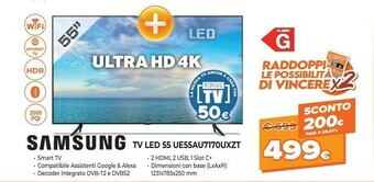 Expert Samsung Tv LED UE55AU7170UXZT offerta