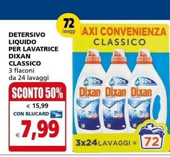 Il Gigante Dixan Detersivo lavatrice offerta