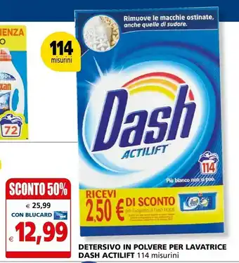 Il Gigante Dash Detersivo in polvere offerta