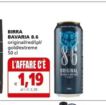 Il Gigante Bavaria Birra 8.6 Original/ Red/ Ipl/ Gold/ Extreme offerta