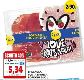 Il Gigante Bordoni Bresaola Punta D'anca offerta