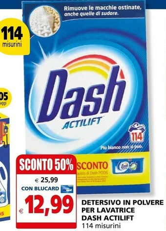 Il Gigante Dash Detersivo in polvere offerta