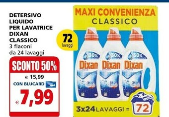Il Gigante Dixan Detersivo lavatrice offerta