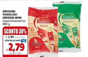 Il Gigante Grissin bon Grissini offerta