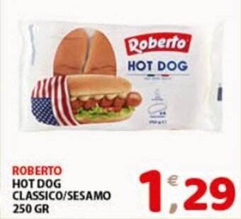 Mio Market Roberto Hot Dog Classico/Sesamo 250 gr offerta