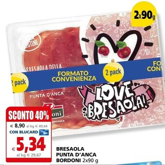 Il Gigante Bordoni Bresaola Punta D'anca offerta