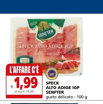 Il Gigante Senfter Speck Alto Adige IGP 100 G(ml) offerta