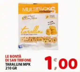 Le Bontà Di San Trifone Tarallini MPK 210 gr