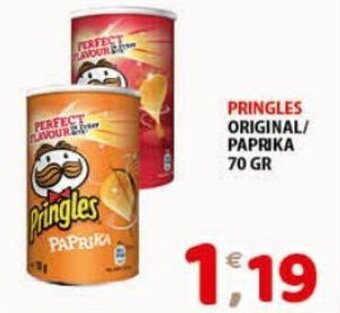 Pringles Original/Paprika 70 gr